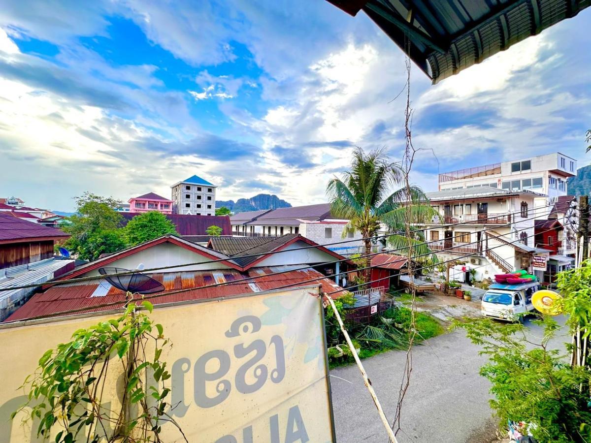 Vang Vieng Global Hostel المظهر الخارجي الصورة