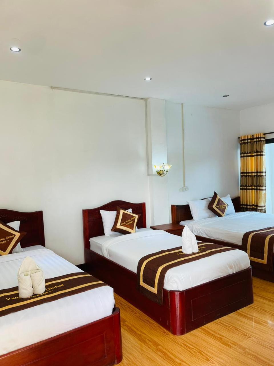 Vang Vieng Global Hostel المظهر الخارجي الصورة