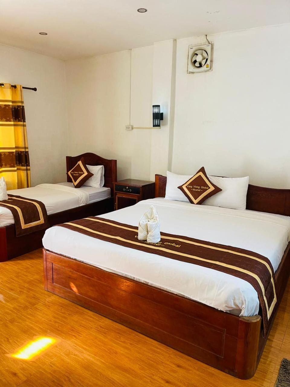 Vang Vieng Global Hostel المظهر الخارجي الصورة