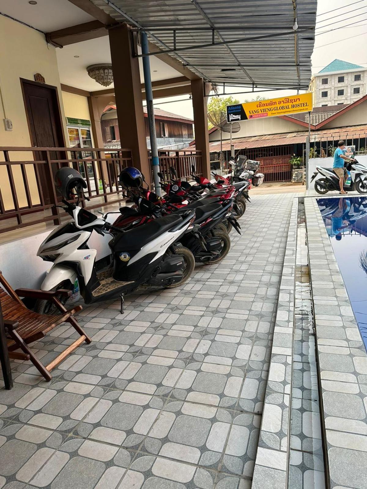 Vang Vieng Global Hostel المظهر الخارجي الصورة