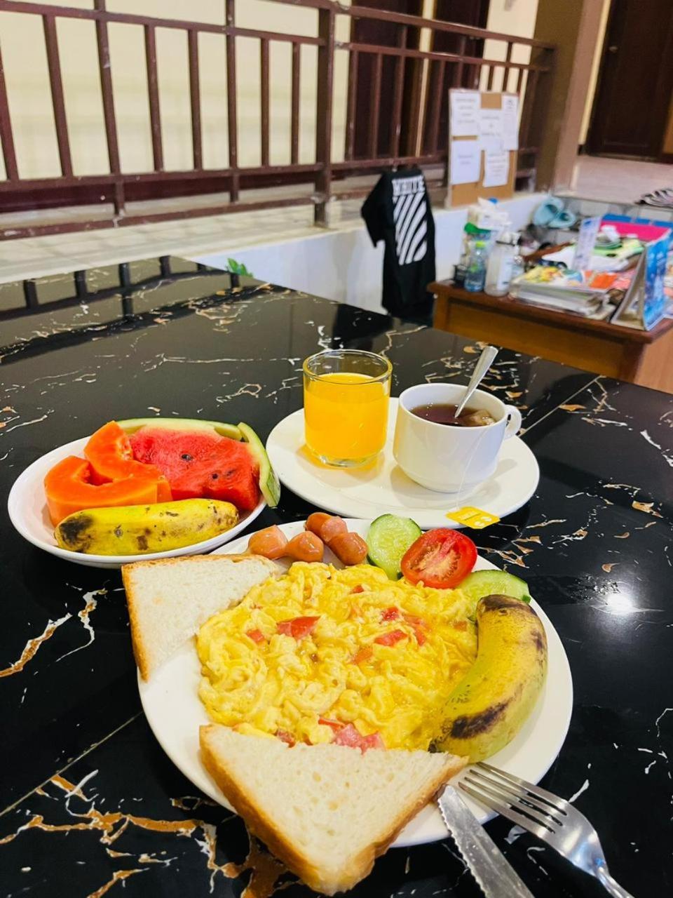 Vang Vieng Global Hostel المظهر الخارجي الصورة