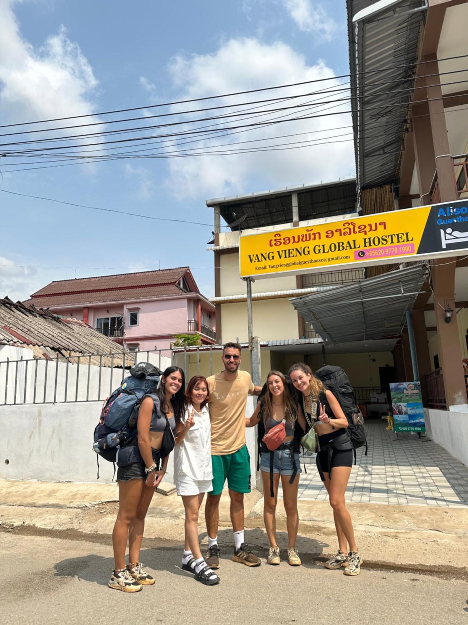 Vang Vieng Global Hostel المظهر الخارجي الصورة