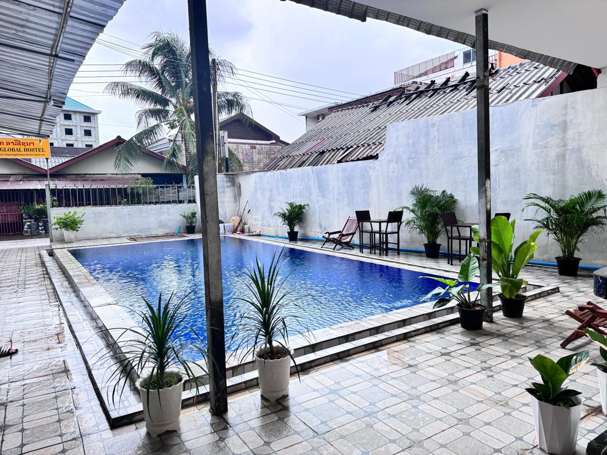 Vang Vieng Global Hostel المظهر الخارجي الصورة